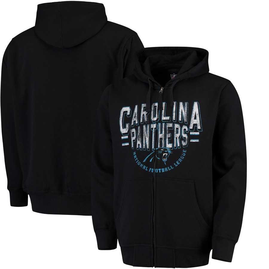 Men's Carolina Panthers G III Sports by Carl Banks Post Season Full Zip Hoodie Black,We sell and wholesale Men's Carolina Panthers G III Sports by Carl Banks Post Season Full Zip Hoodie Black on line form chian!